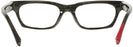 Rectangle Noir Mikli Alain Mikli A03091 Single Vision Full Frame View #4