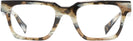 Square Tortoise Brown Noir Alain Mikli A03093 Computer Style Progressive View #2