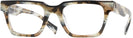 Square Tortoise Brown Noir Alain Mikli A03093 Computer Style Progressive View #1