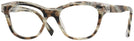 Square Brown Tortoise Horn Alain Mikli A03102B Single Vision Full Frame View #1