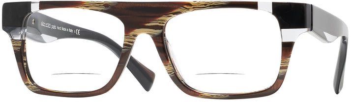  Bronze Horn/Crystal/Noir Mikli Alain Mikli A03109 Bifocal View #1