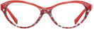 Cat Eye Red Fishnet/rouge Mikli Alain Mikli A03122B Single Vision Full Frame View #2