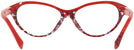 Cat Eye Red Fishnet/rouge Mikli Alain Mikli A03122B Computer Style Progressive View #4