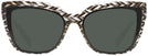 Oversized Black On Zig Zag Grey Alain Mikli A05026 Progressive No Line Reading Sunglasses View #2