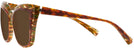 Oversized Havana Zig Zag Green Alain Mikli A05026 Progressive No Line Reading Sunglasses View #3