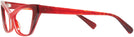 Cat Eye Red Black Alain Mikli A05036 Progressive No-Lines View #3