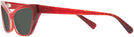 Cat Eye Red Black Alain Mikli A05036 Progressive No Line Reading Sunglasses View #3