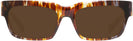 Rectangle Havana Gradient Blue Alain Mikli A05042 Progressive No Line Reading Sunglasses View #2