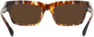 Rectangle Havana Gradient Blue Alain Mikli A05042 Progressive No Line Reading Sunglasses View #4