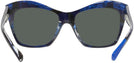 Cat Eye,Oversized,Square Denim/blue Waves Black Alain Mikli A05043 Progressive No Line Reading Sunglasses View #4