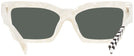 Cat Eye Blanc Alain Mikli A05052B Progressive No Line Reading Sunglasses View #4