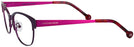 Cat Eye Purple Jonathan Adler 100 Single Vision Full Frame View #3