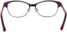 Cat Eye Purple Jonathan Adler 100 Single Vision Full Frame View #4