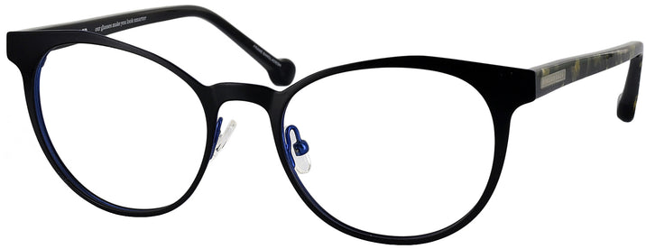 Round Black Jonathan Adler 105 Computer Style Progressive View #1