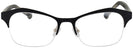 Square,Cat Eye Black Jonathan Adler 106 Progressive No-Lines View #2