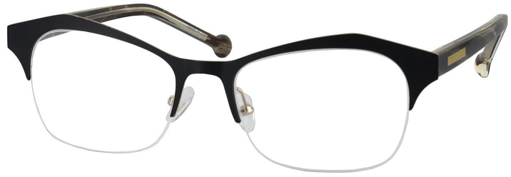 Square,Cat Eye Black Jonathan Adler 106 Computer Style Progressive View #1