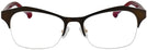 Square,Cat Eye Brown Jonathan Adler 106 Progressive No-Lines View #2