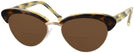Cat Eye Dark Tortoise Jonathan Adler 108 Bifocal Reading Sunglasses View #1