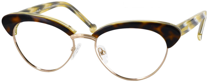 Cat Eye Dark Tortoise Jonathan Adler 108 Progressive No Line Bifocal View #1