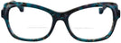 Cat Eye Teal Jonathan Adler 309 Bifocal View #2