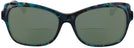 Cat Eye Teal Jonathan Adler 309 Bifocal Reading Sunglasses View #2