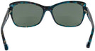 Cat Eye Teal Jonathan Adler 309 Bifocal Reading Sunglasses View #4