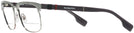Square Brushed Gunmetal Burberry 1348 Bifocal View #3