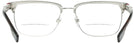 Square Brushed Gunmetal Burberry 1348 Bifocal View #4