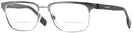 Square Brushed Gunmetal Burberry 1348 Bifocal View #1