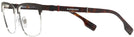 Square Silver/matte Brown Burberry 1348 Progressive No-Lines View #3