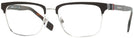 Square Silver/matte Brown Burberry 1348 Progressive No-Lines View #1