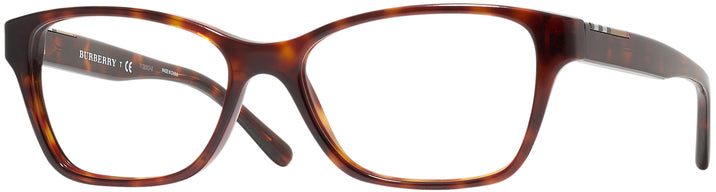 Square,Cat Eye Havana Burberry 2144L Progressive No Line Bifocal View #1