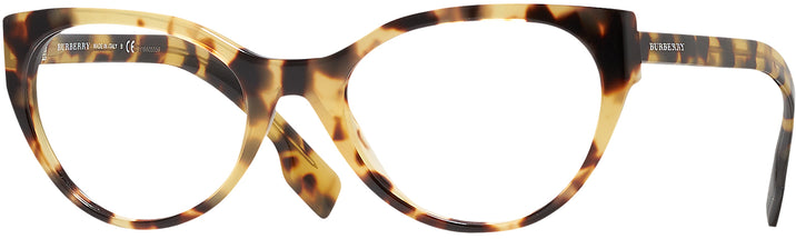 Cat Eye Light Havana Burberry 2289 Progressive No Line Bifocal View #1
