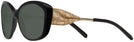 Rectangle Black Burberry 4208Q Progressive No Line Reading Sunglasses View #3