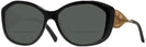 Rectangle Black Burberry 4208Q Bifocal Reading Sunglasses View #1