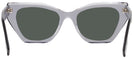 Cat Eye Grey On Transparent Burberry 4299 Progressive No Line Reading Sunglasses View #4