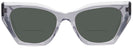Cat Eye Grey On Transparent Burberry 4299 Bifocal Reading Sunglasses View #2