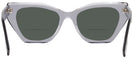 Cat Eye Grey On Transparent Burberry 4299 Bifocal Reading Sunglasses View #4