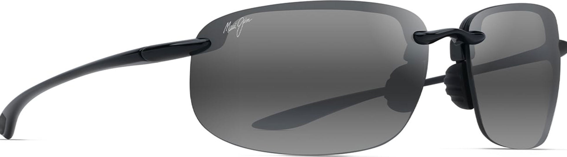 Translucent Grey/Blue Hawaii Lens Maui Jim Ho'okipa XL 456