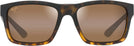 Rectangle Black With Tortoise/HCL Bronze Maui Jim The Flats 897 View #2