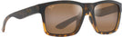 Rectangle Black With Tortoise/HCL Bronze Maui Jim The Flats 897 View #1