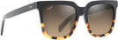 Square Black With Tortoise/HCL Bronze Lens Maui Jim Rooftops 898 View #1