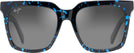 Square Blue Tortoise/Neutral Grey Maui Jim Rooftops 898 View #2