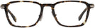 Square Havana Khaki Brown Hugo Boss 0910 Progressive No-Lines View #2