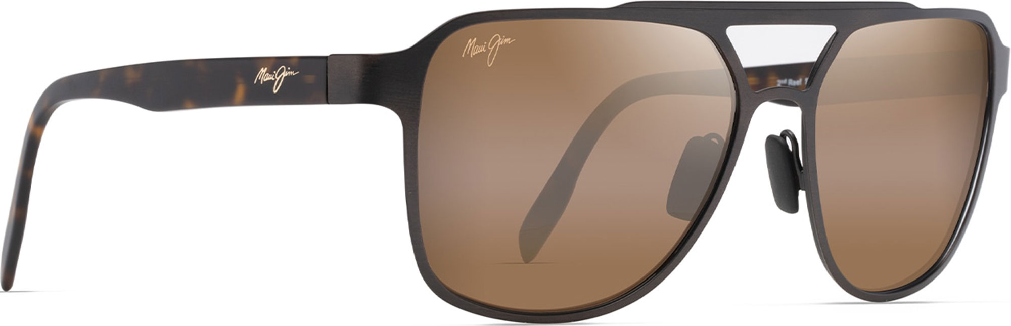 Brushed Chocolate/HCL Bronze Maui Jim 2nd Reef 607