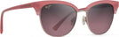 Oval,Cat Eye Bubblegum/Rose Gold w/ Rose Lens Maui Jim Lokelani 825 View #1