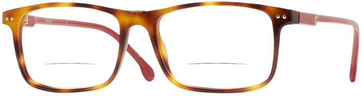 Square Havana Red Carrera 2001TV Bifocal View #1
