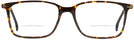 Square Havana Black Carrera 205 Bifocal View #2