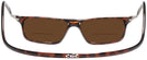 Rectangle Tortoise CliC Executive XL Bifocal Reading Sunglasses View #4