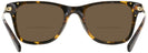 Square Dark Tortoise Coach 8279U Bifocal Reading Sunglasses View #4